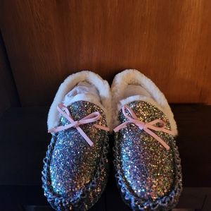 Avon holiday glitter slippers